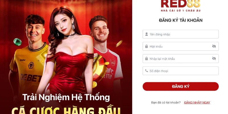 RED88 – Nhà Cái Cá Cược Thể Thao, Live Casino Tak.eu.com Hướng dẫn đăng ký tài khoản